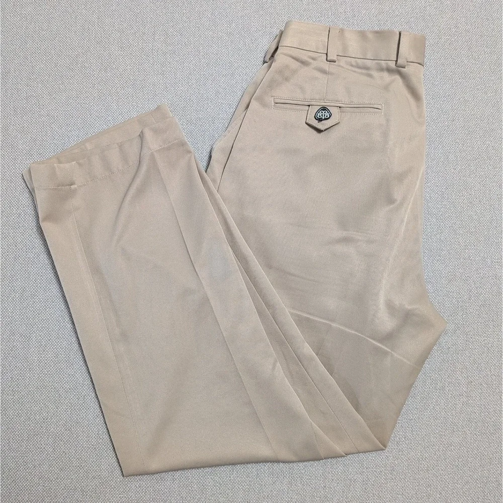 Brooks Brothers Pants Men's Khaki 34x30 Flat Front Chinos Country Club Prosport
